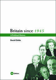 <span>Britain since 1945 A Political History</span>

